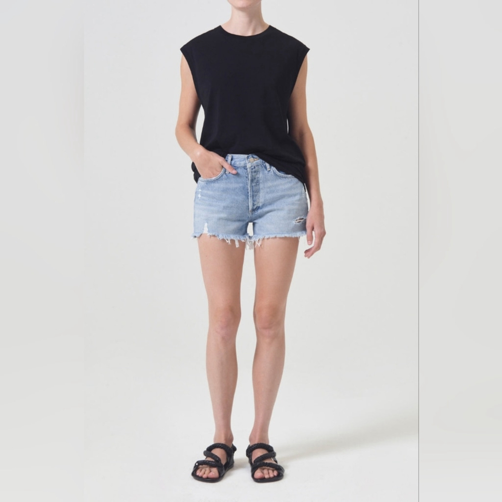 Agolde Parker Cut Off Shorts size 24 in VGUC